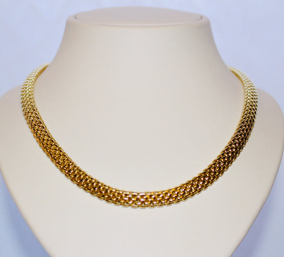 Sterling Silver with Yellow Gold Necklace