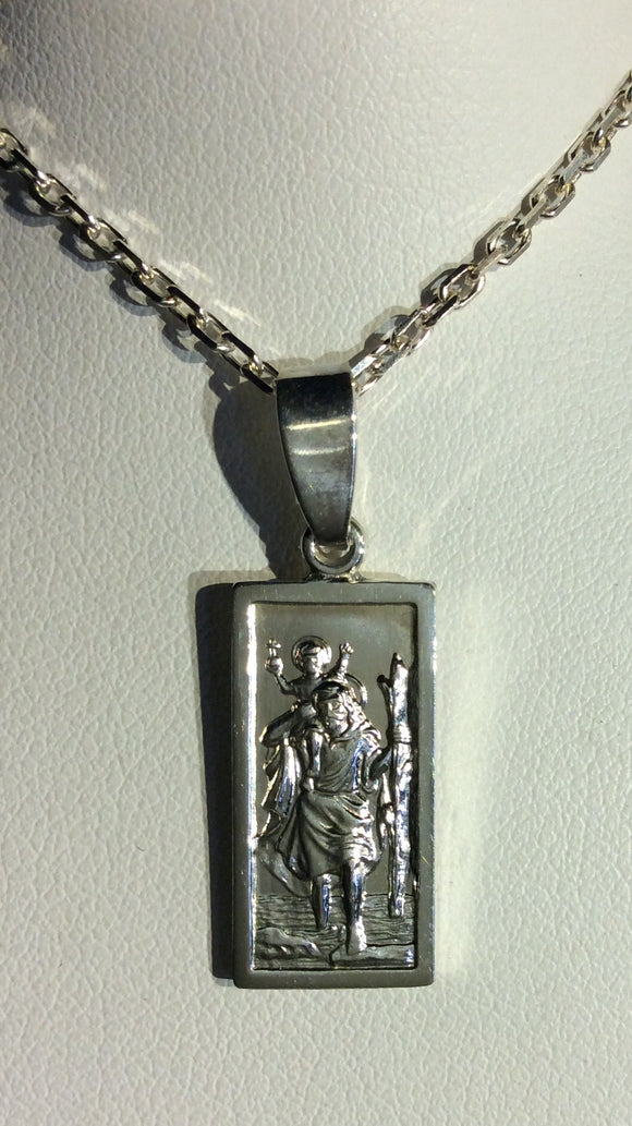 Sterling Silver St Christopher #53118