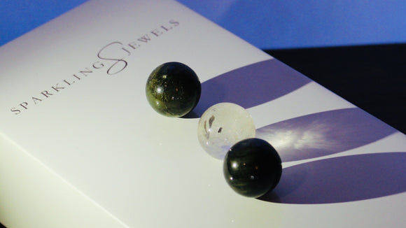3 Polished Gemstones 20mm from The Sparkling Jewels Collection