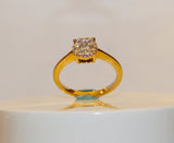 9 Carat Yellow Gold Diamond Ring R125065