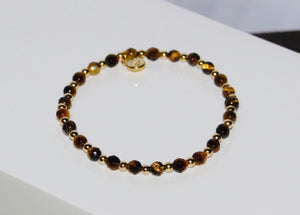 Tigers Eye Interstellar Bracelet Gold from The Sparkling Jewels Collection