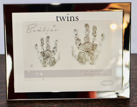 Twins 7 x 5 Frame with ink pad