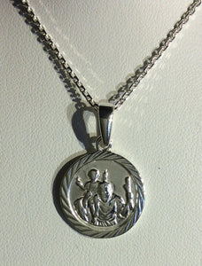 Sterling Silver St Christopher #53019